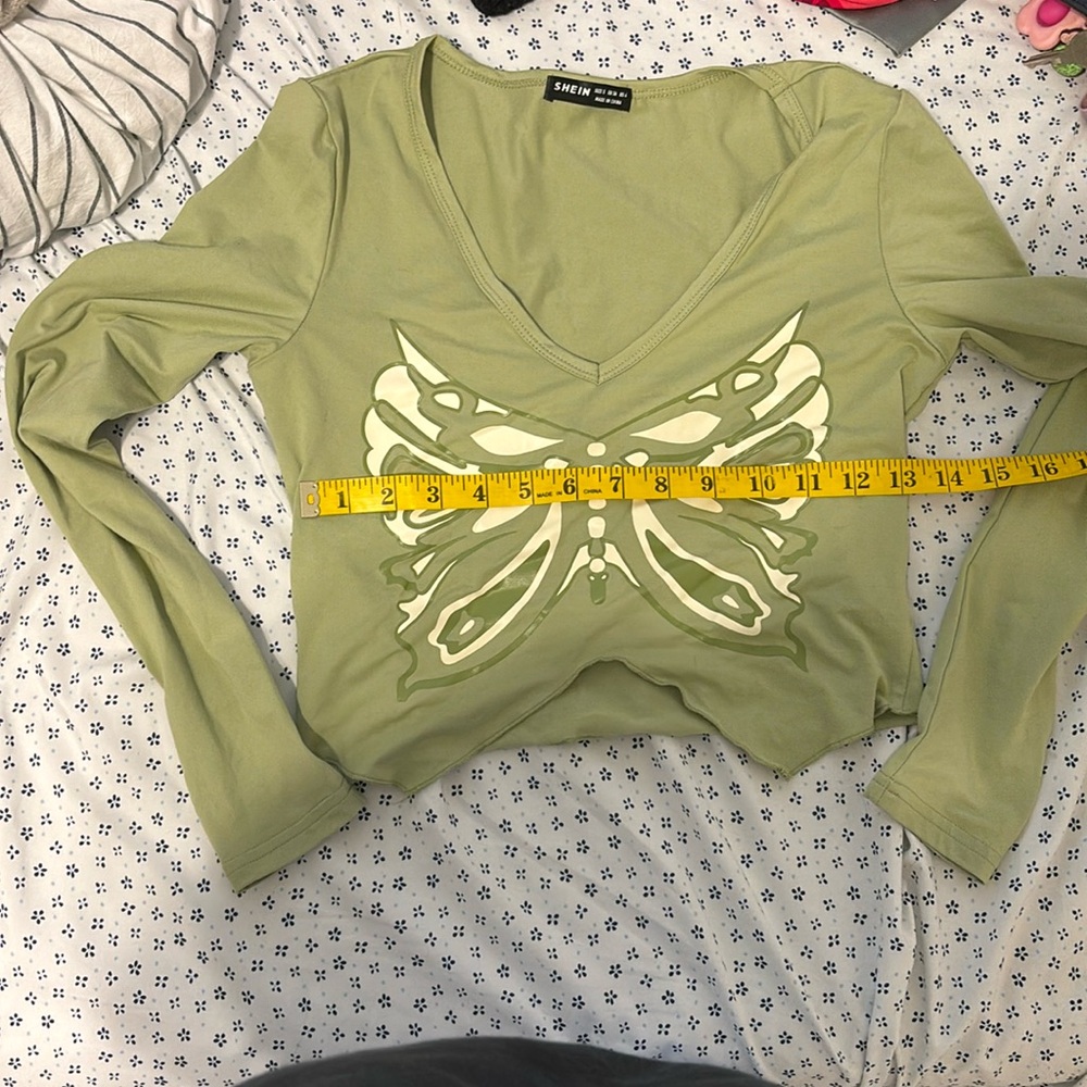 Butterfly crop top